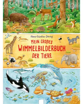 Produktbild von Mein großes Wimmelbilderbuch der Tiere