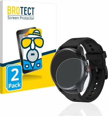 Produktbild von 2x BROTECT Schutzfolie für Mobvoi TicWatch Pro 5 Displayschutz Displayschutzfolie Folie Matt Entspiegelungsfolie