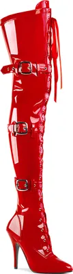 Produktbild von SEDUCE-3028 Damen Boots von Pleaser, Rot , EU 43, US 13