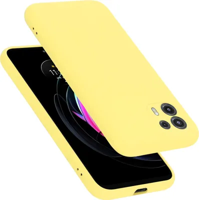Obrázok produktu pre Cadorabo ochranné puzdro pre Motorola EDGE 20 LITE / FUSION v žltej farbe puzdro na mobilný telefón Case Cover TPU Etui