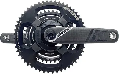 Zdjęcie produktu dla Zestaw korbowy FSA K-force Team Powerbox Direct Mount z miernikiem mocy, srebrny, 172,5 mm / 50/34 zębów, srebrny, 172,5 mm