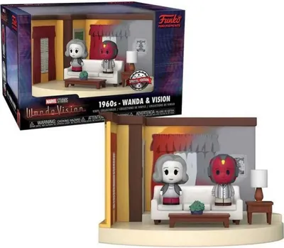Image de Marvel Studios Wanda Vision - 1960s Wanda & Vision Special Edition - Funko Mini Moments - Vinyl Figur
