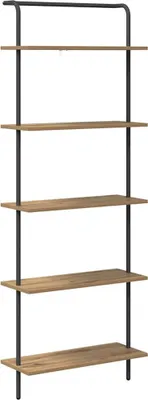 Zdjęcie produktu dla Półka na książki vidaXL, 5 półek, 60 x 24 x 168 cm, płyta wiórowa