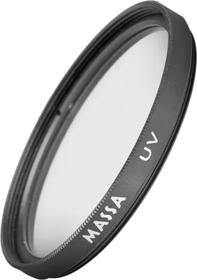 Produktbild von Massa UV Filter - 58 x 58 x 8 mm - für sattere Farben, verbesserte Schärfe und reduzierte UV-Strahlen - Foto Kamera Zubehör
