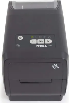 Produktbild von Zebra ZD411 Thermotransfer Etikettendrucker 300dpi USB BT Ethernet