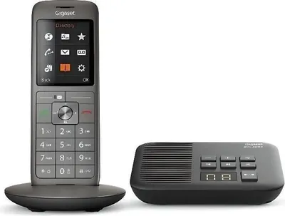Image de Téléphone Fixe Gigaset CL660A, Anthracite, Répondeur 55 min, Écran Couleur, 400 Contacts