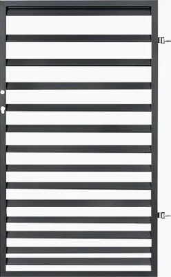 Produktbild von Polbram Einzeltor Leni 120 rechts 90 x 120 cm, RAL-Farbe 7016