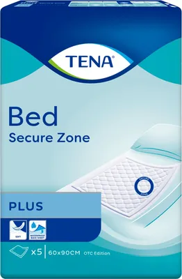 Produktbild von Tena Bed Plus Inkontinenzauflage, 5 Stück, 90x60 cm
