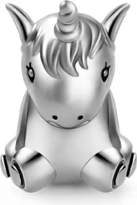 Produktbild von Gnoce Charm Einhorn FSC102 Silber