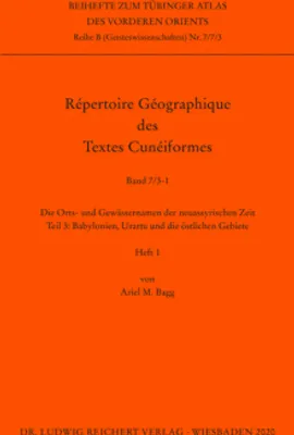 Image de Die Orts- und Gewässernamen der neuassyrischen Zeit