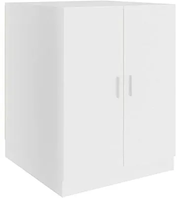 Produktbild von Famanu Badezimmermöbel Waschmaschinenkasten 71 x 71,5 x 91,5 cm - Glänzend Weiß