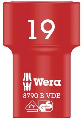 Produktbild von VDE Zyklop-Steckschlüssel-Einsatz, 19mm, 3/8"