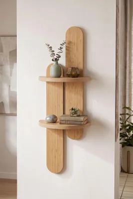 Produktbild von Skye Decor, Wandregal 100% MDF, Eiche, 80 cm hoch, 26 cm breit, skandinavisch