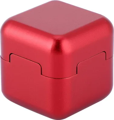 Obrázok produktu pre Prenosný hliníkový mini magnetický držiak na biliardové kriedy (červený)