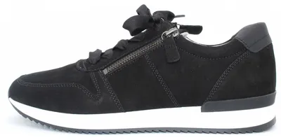 Produktbild von Gabor Shoes Sneaker Schwarz Nubukleder Größe: 41 Normal