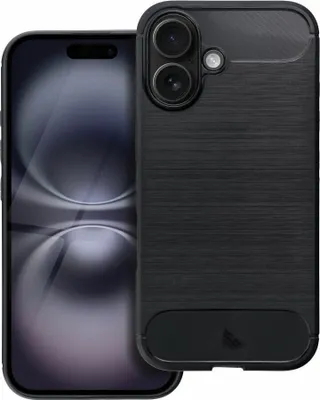 Produktbild von Carbon Case Silikon Handyhülle kompatibel mit iPhone 16 Pro