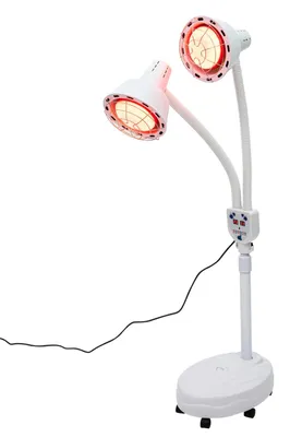 Produktbild von Infrarot-Wärmelampe mit Doppelkopf und 275 W