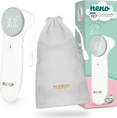 Obrázok produktu pre Bezkontaktný teplomer NENO Medic T07 biely