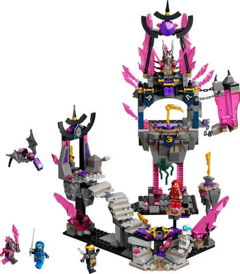 Produktbild von LEGO 71771 NINJAGO Der Tempel des Kristallkönigs, Spielset mit Minifiguren Cole, Zane, Kai und Jay, Action-Spielzeug für Kinder ab 8 Jahre