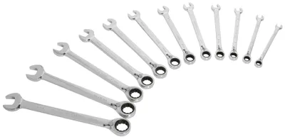 Produktbild von Kraftwerk Ratschen Ringgabelschlüssel Satz 12 tlg.