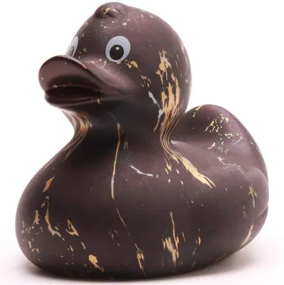 Produktbild von Badeente Onyx Gold Vinyl 7,5 cm