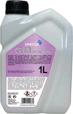 Zdjęcie produktu dla Płyn Do Chłodnic 1L Fioletowy G13 -37°C