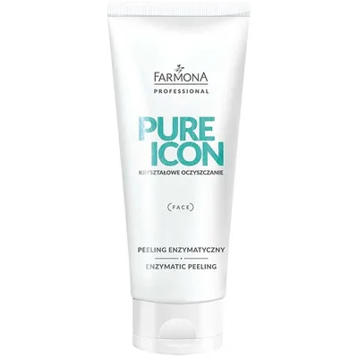 Immagine prodotto di Farmona | Peeling enzimatico - Icona pura - 200ml - Peeling delicato del viso senza sfregamento - Per tutti i tipi di pelle