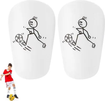 Immagine prodotto di Set da 2 parastinchi per bambini per l'allenamento di calcio - Calcio per bambini - Protezioni da allenamento - Protezioni da calcio per bambini.