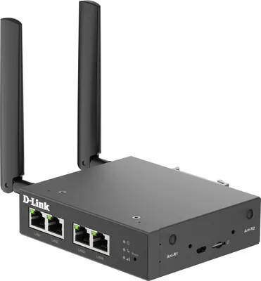 Obrázok produktu pre D-Link DWM-314-T, Mobilný sieťový smerovač, Čierna, DIN lišta, Fast Ethernet, 10,100 Mbit/s, 4G