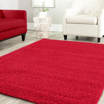 Produktbild von Shaggy Teppich Farbe Hochflor Langflor Teppiche Modern Uni Farben