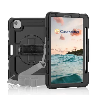 Produktbild von Casecentive Handstrap Pro Hardcase iPad Air 10.9 2020 / 2022 schwarz