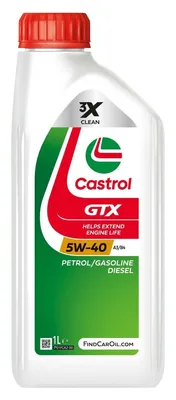 Produktbild von 1 Liter CASTROL 5W-40 GTX A3/B4 BMW Longlife-01 VW 502 00 VW 505 00 MB 226.5 MB 229.3 Renault RN0700 Renault RN0710
