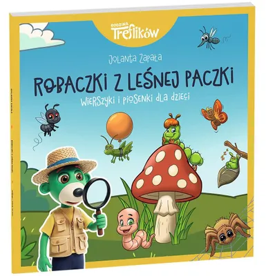 Immagine prodotto di Robaczki z leśnej paczki. Wierszyki i piosenki dla dzieci. Rodzina Treflików