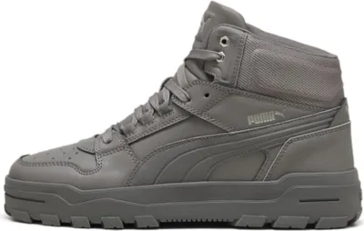A studio shot of a single Puma shoe.