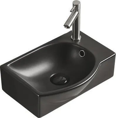 Immagine prodotto di Mexen Mista lavabo da appoggio sinistro 40 x 28 cm, nero opaco - 22174085L