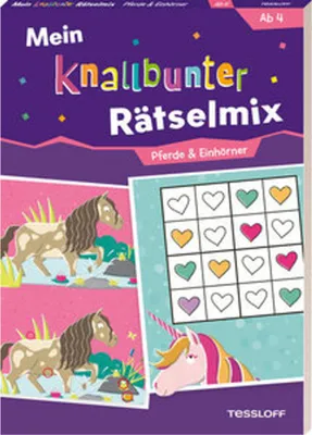Immagine prodotto di Mein knallbunter Rätselmix. Pferde & Einhörner