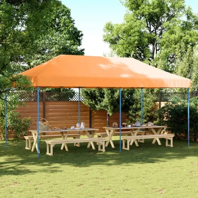 Immagine prodotto di Tenda per feste pieghevole Pop-Up arancione 580x292x315 cm