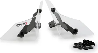 Produktbild von Puig Front Honda Africa Twin Sports Seitenabweiser Silber  Silber One Size