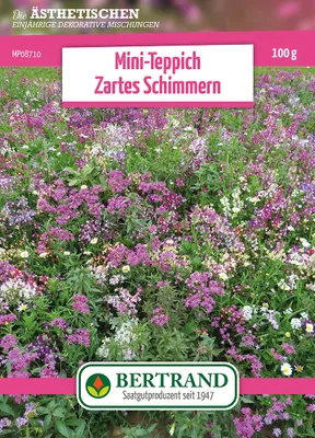 Produktbild von Blumenwiese Mini Teppich Zartes Schimmern (100 g) | Blumensamen von Bertrand