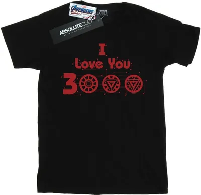 Produktbild von Marvel - "Avengers Endgame I Love You 3000" T-Shirt für Herren BI9248 (XXL) (Schwarz)