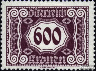 Produktbild von Briefmarken Österreich 1922 Mi P122 postfrisch Portomarken