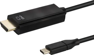 Produktbild von CC368 USB-C-HDMI-Kabel 1.5m Ste.TypC+19polHDMI