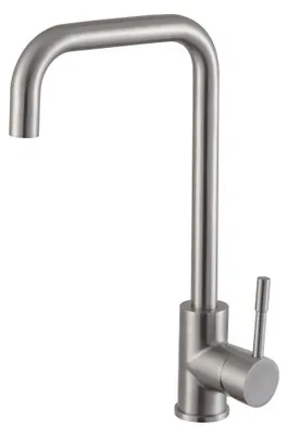 Edelstahl-Küchenarmatur, 360° drehbar, Einhebel-Monoblock