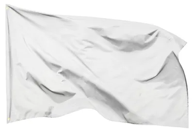 Image de PHENO FLAGS Drapeau blanc 90 x 150 cm : peindre, écrire, personnaliser, paix