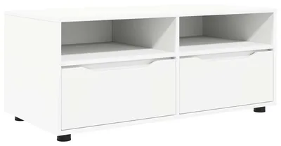 Obrázek produktu pro vidaXL TV skříňka se zásuvkami bílá 100 x 48 x 43 cm materiál na bázi dřeva