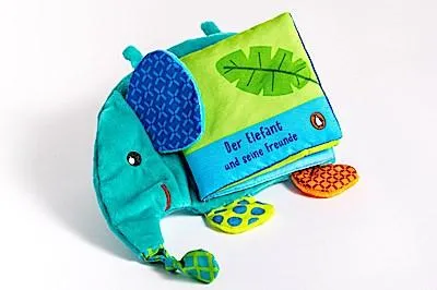 Produktbild von Mein Kuschel-Knisterbuch - Der Elefant und seine Freunde -