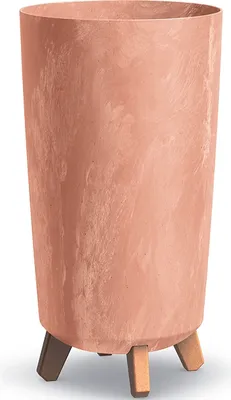 Zdjęcie produktu dla nabbi Donica plastikowa na nóżkach DGTL240E 23,9 cm - terakota