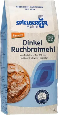 Produktbild von Dinkel - Ruchbrotmehl demeter 1kg