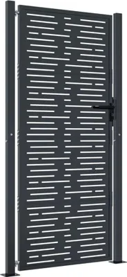 Obrázok produktu pre vidaXL Záhradná brána antracitová 100x200 cm oceľová štvorcová konštrukcia
