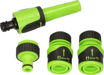 Imagen del producto de KOTARBAU® Juego de 4 boquillas para manguera de jardín de 1/2" o 5/8"